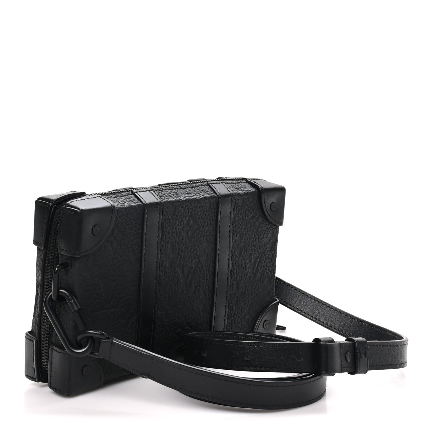 Louis Vuitton Taurillon Monogram Soft Trunk Wallet Black 2 of 8
