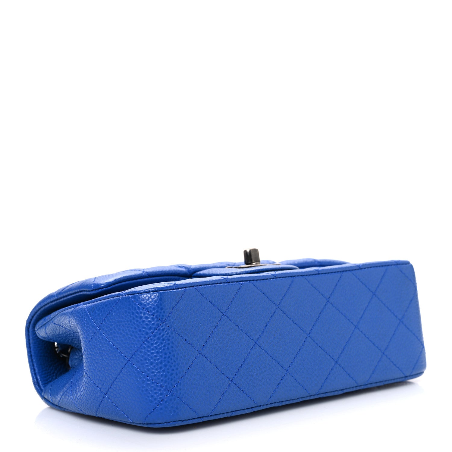 Chanel Caviar Quilted Mini Rectangular Flap Blue 4 of 10