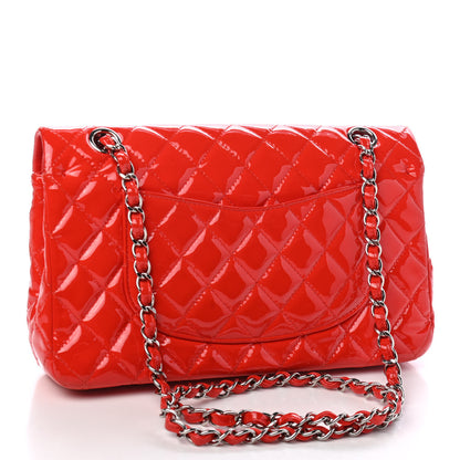 Chanel Patent Calfskin Quilted Medium Double Flap Red 3 of 14