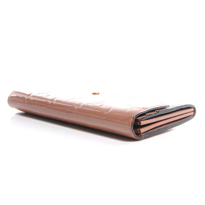 Louis Vuitton Vernis Sarah Wallet Rose Velours 4 of 11