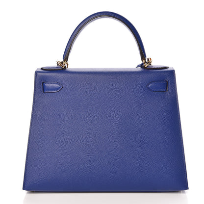 Hermes Epsom Kelly Sellier 28 Bleu Electrique 4 of 33