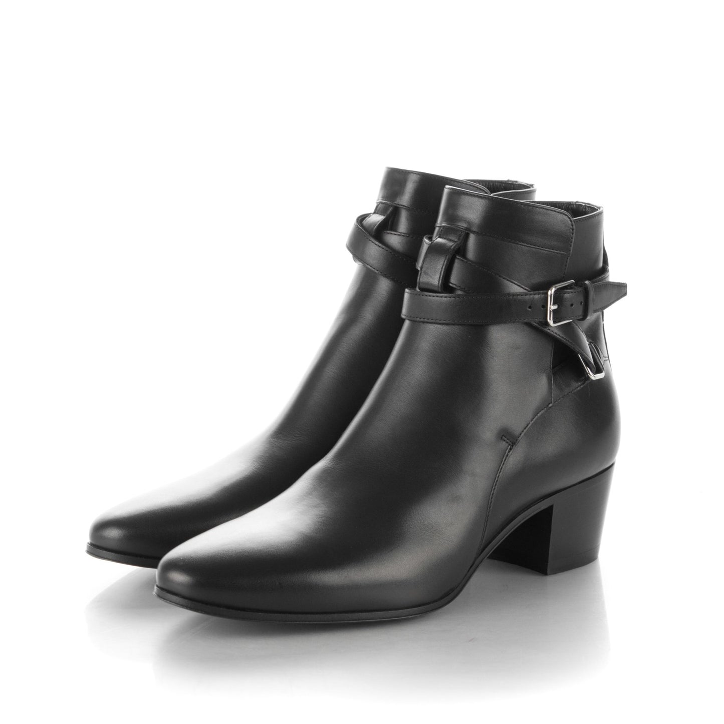 Smooth Jodhpur Calfskin Blake Ankle Boots 37.5 Black