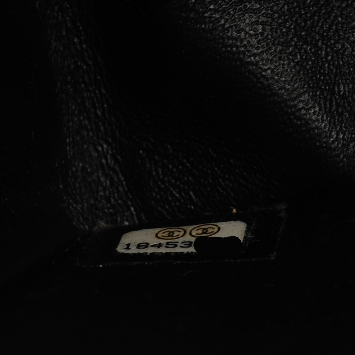Patent Calfskin Quilted Mini Rectangular Flap Black