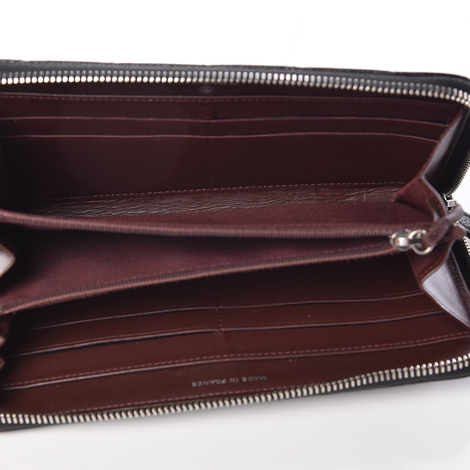 Chanel Caviar Quilted Large Gusset Zip Around Wallet Black 5 of 11
