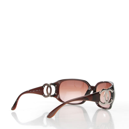 Chanel CC Sunglasses 6014 Brown 2 of 5