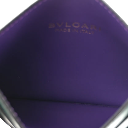 Bulgari Serpenti Calfskin Card Holder Green Amethyst 5 of 7