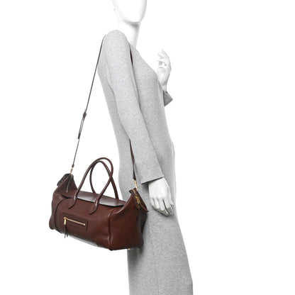 Celine Supple Shiny Lambskin Medium New Luggage Brick 2 of 10