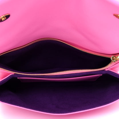 Louis Vuitton Lambskin Embossed Monogram Vuittamins Pochette Coussin Rose Violet 5 of 12