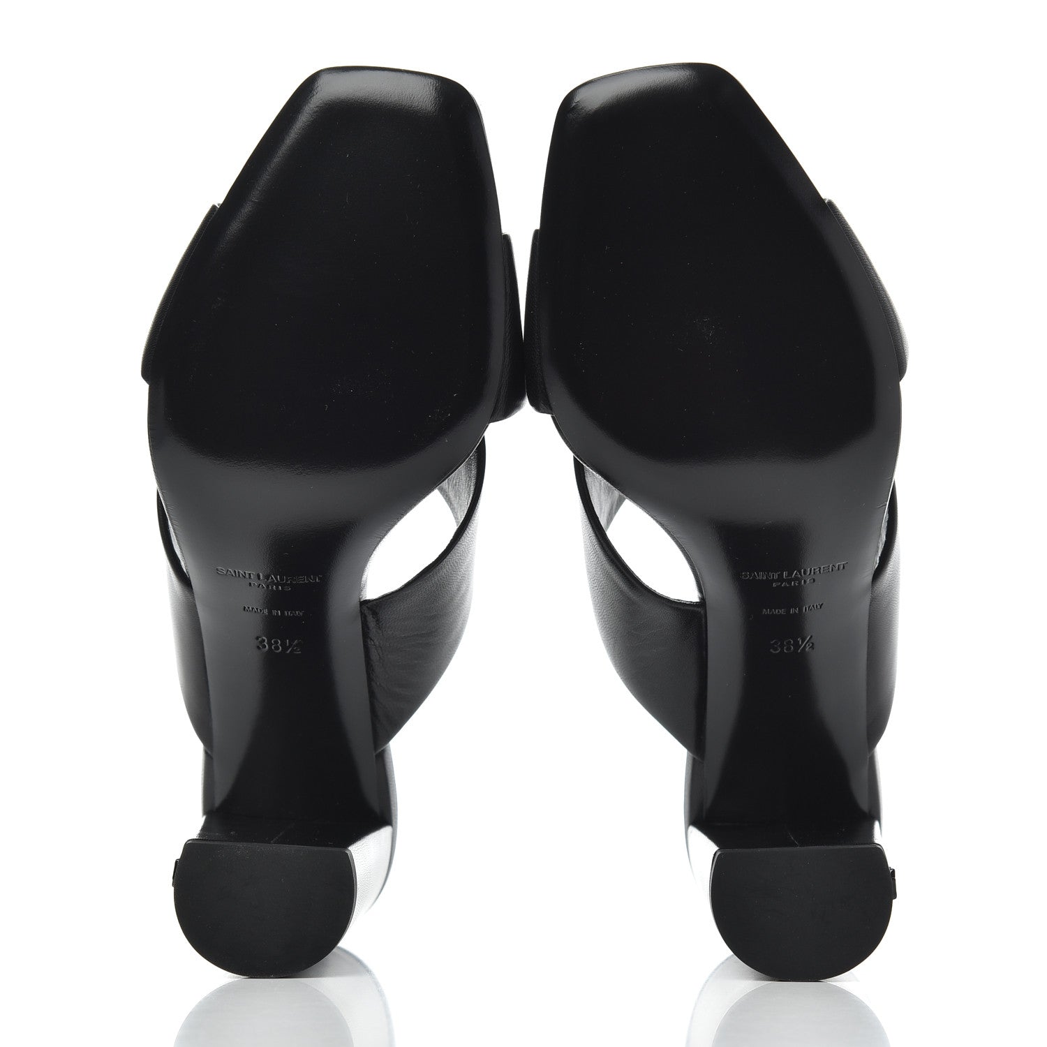 Saint Laurent Calfskin LouLou Mules 38.5 Black 5 of 15