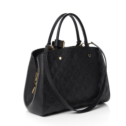 Louis Vuitton Empreinte Montaigne MM Black 4 of 16