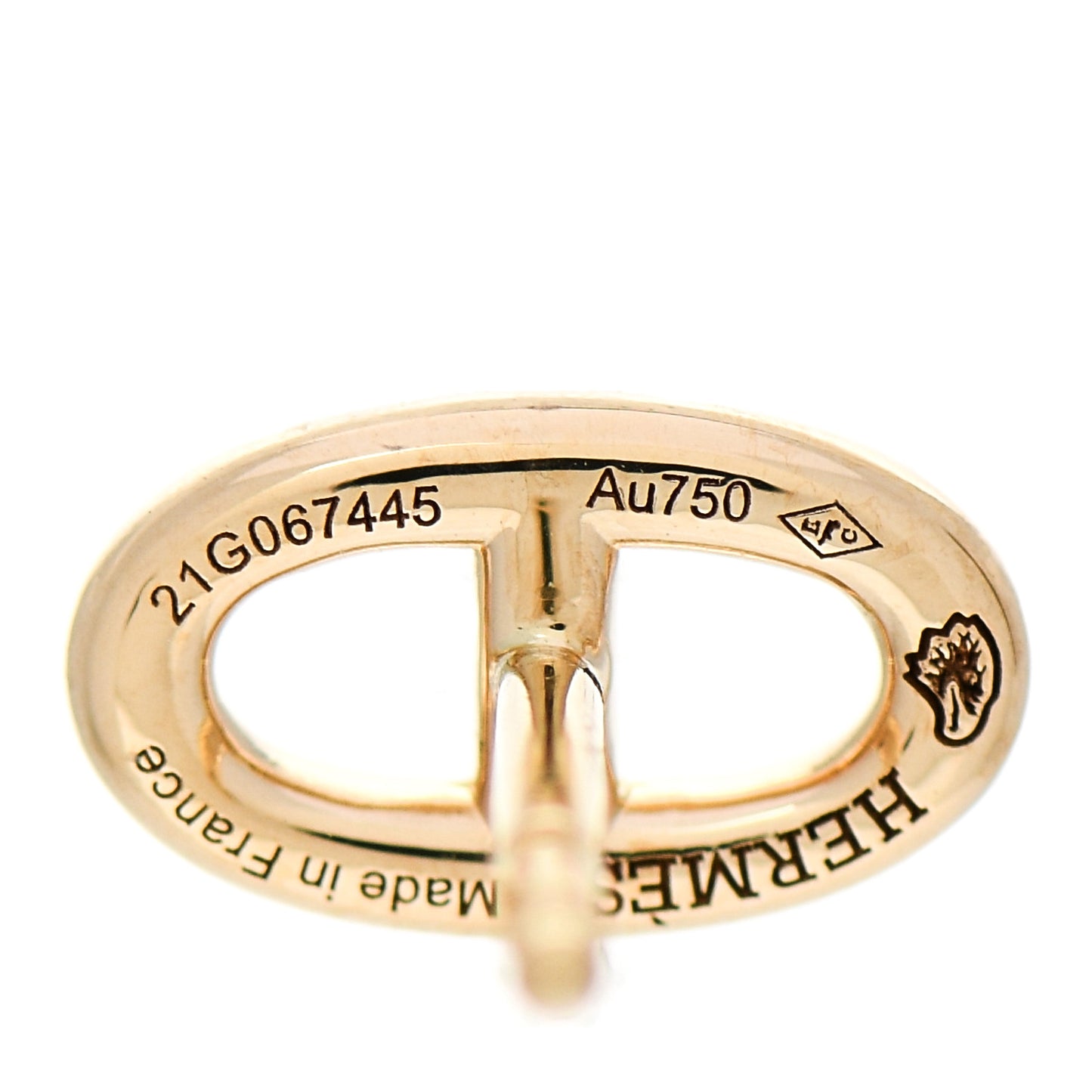 18K Yellow Gold TPM Farandole Stud Earrings