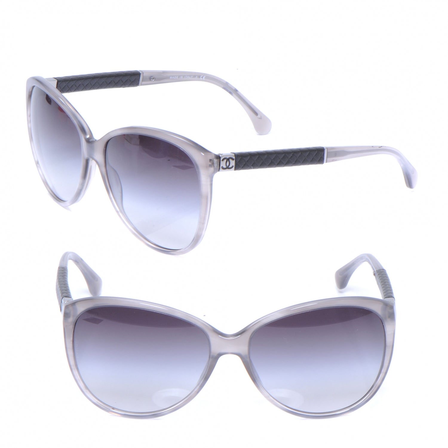 Chanel Quilted CC Sunglasses 5225Q Grey 1 of 6