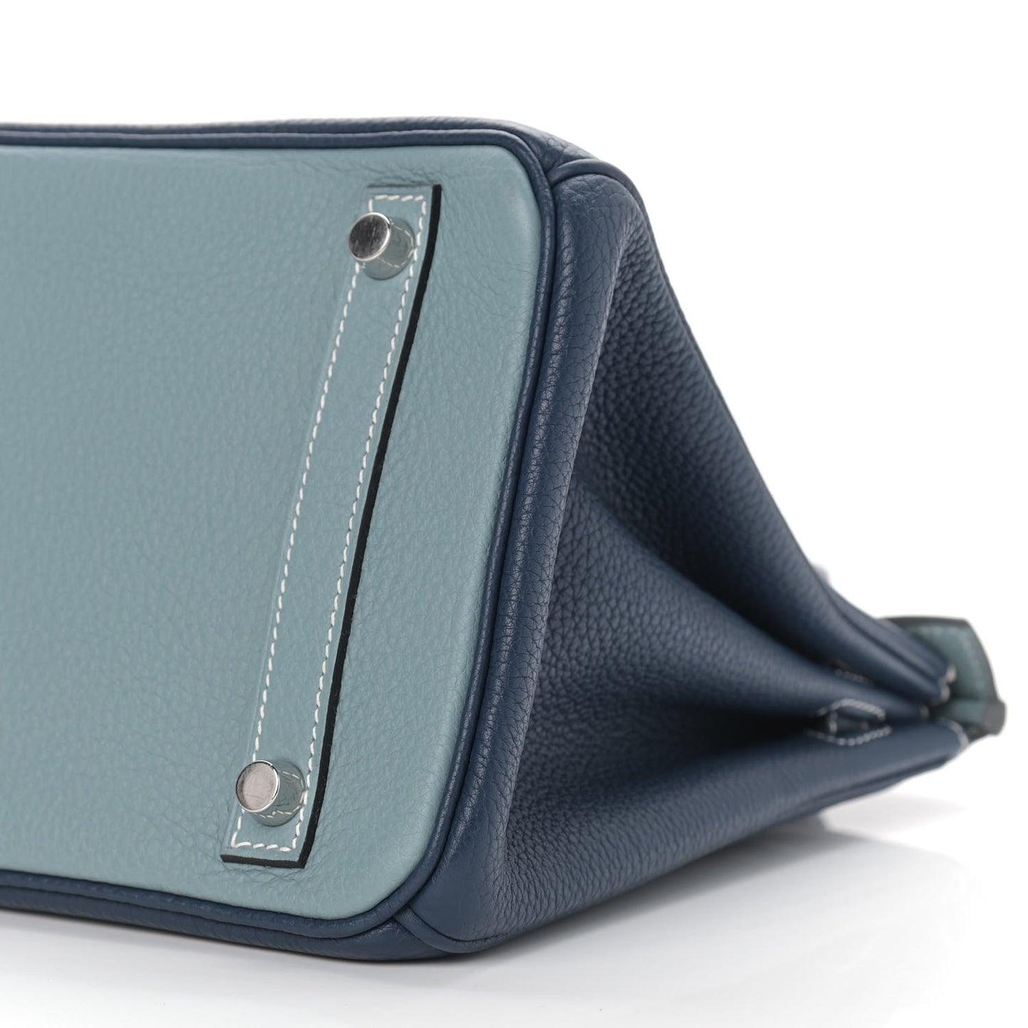 Togo Bi-Color Birkin 30 Bleu de Malte Ciel