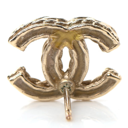 Chanel Crystal CC Rope Earrings Gold 4 of 4