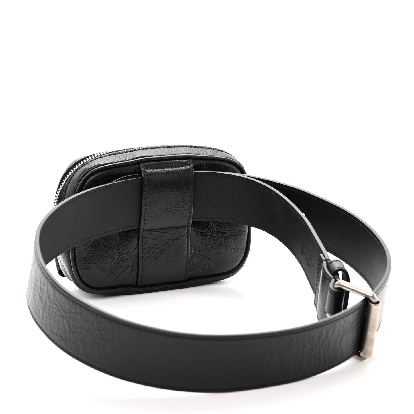 Fluffy Calfskin Mini Morpheus Belt Bag 90 36 Black
