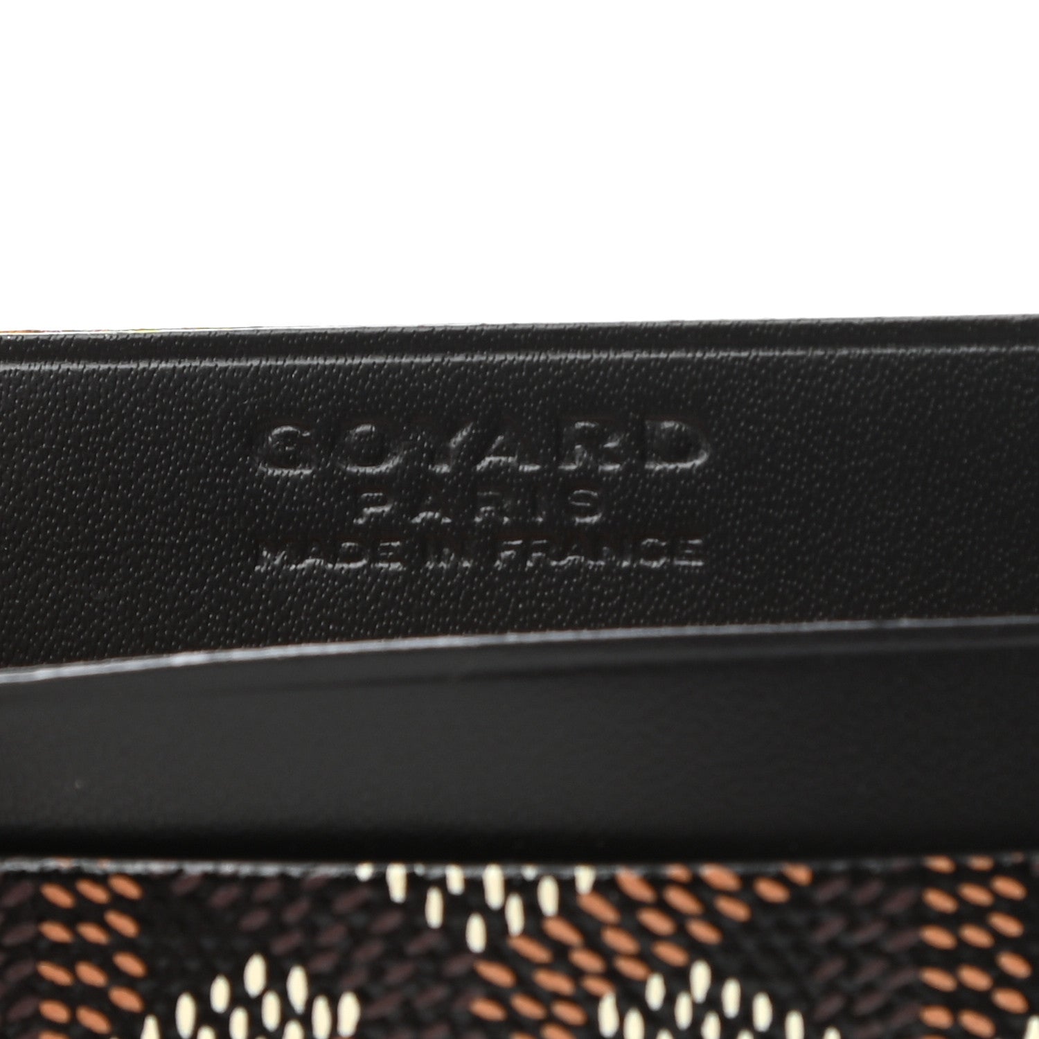 Goyard Goyardine Saint Sulpice Card Holder Black 6 of 6