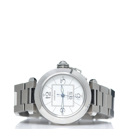 Cartier Stainless Steel 35mm Pasha C Big Date Automatic Watch 2 of 7