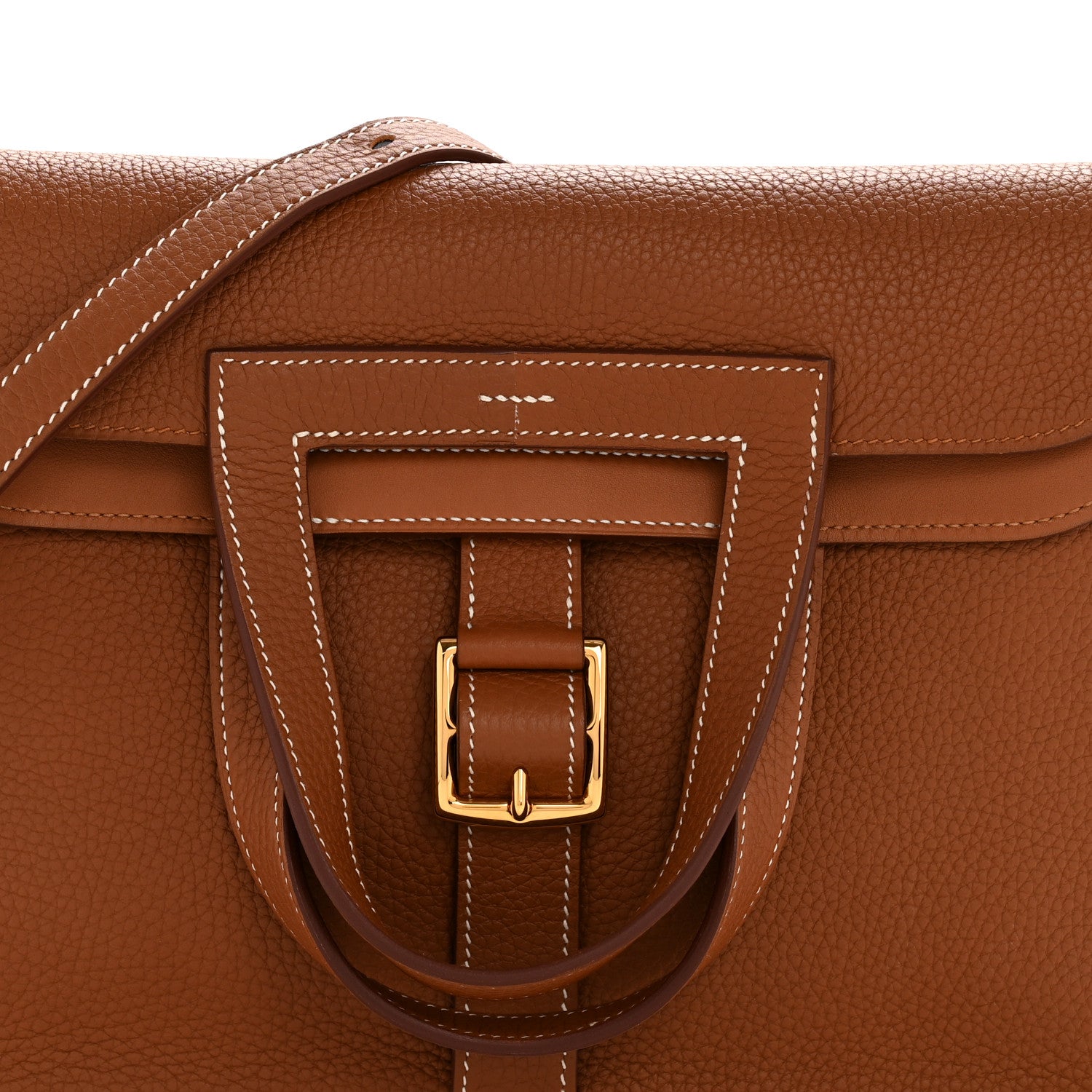 Hermes Taurillon Clemence Halzan 31 Gold 14 of 23