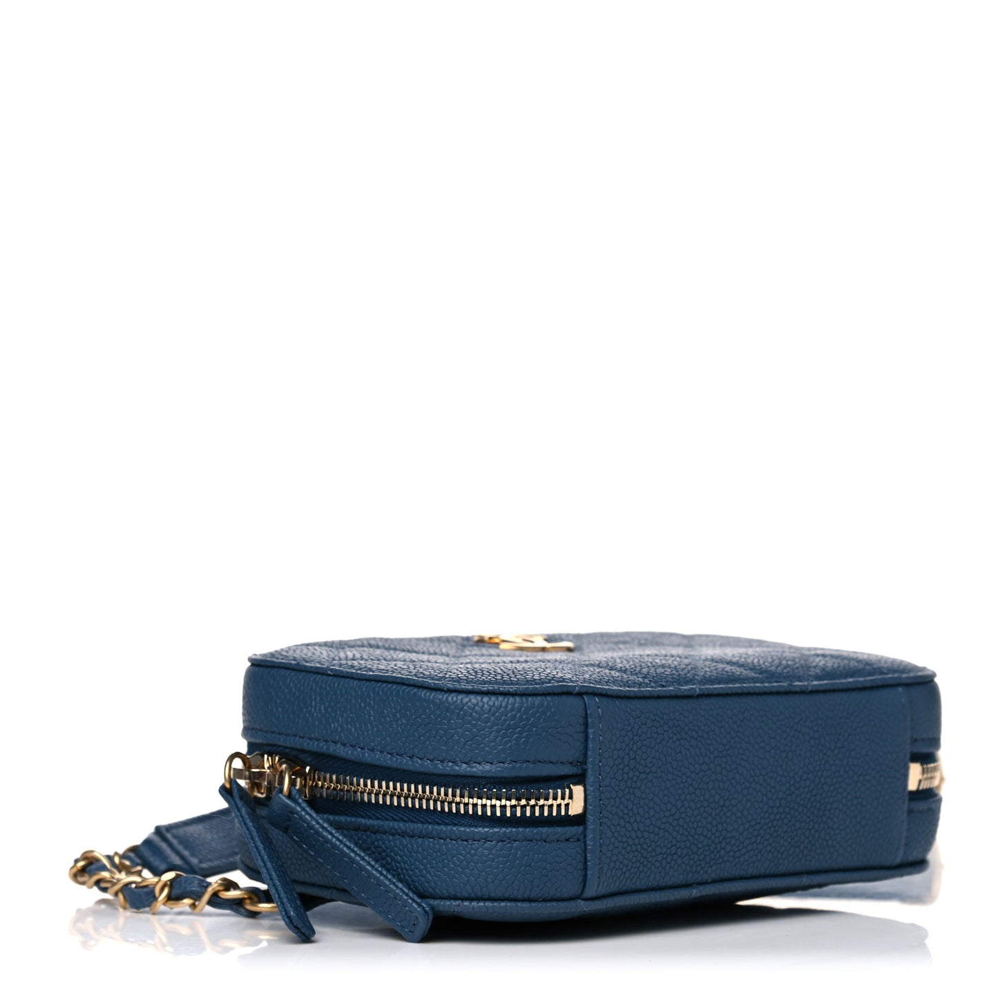Caviar Quilted Waist Bag Blue