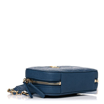 Chanel Caviar Quilted Waist Bag Blue 4 of 12