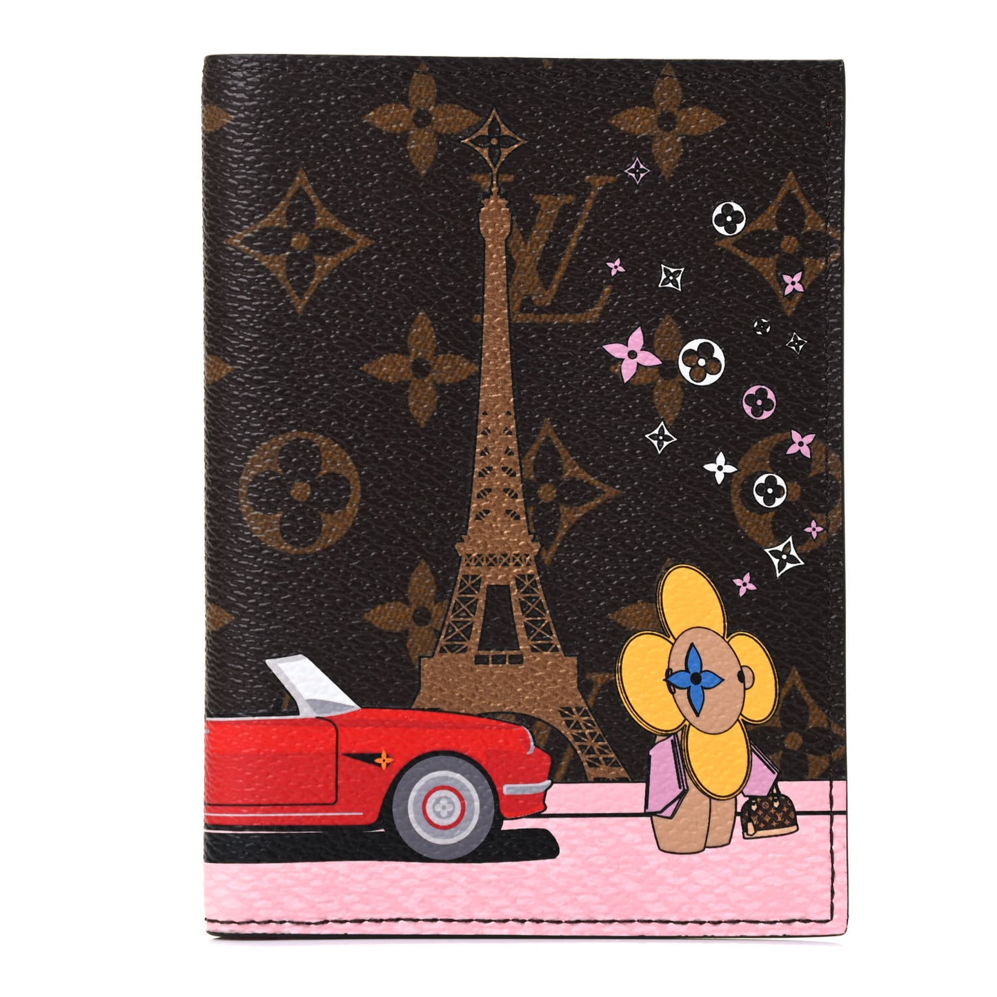 Monogram 2019 Christmas Animation Passport Cover Rouge