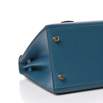 Hermes Epsom Kelly Sellier 28 Vert Bosphore 6 of 36