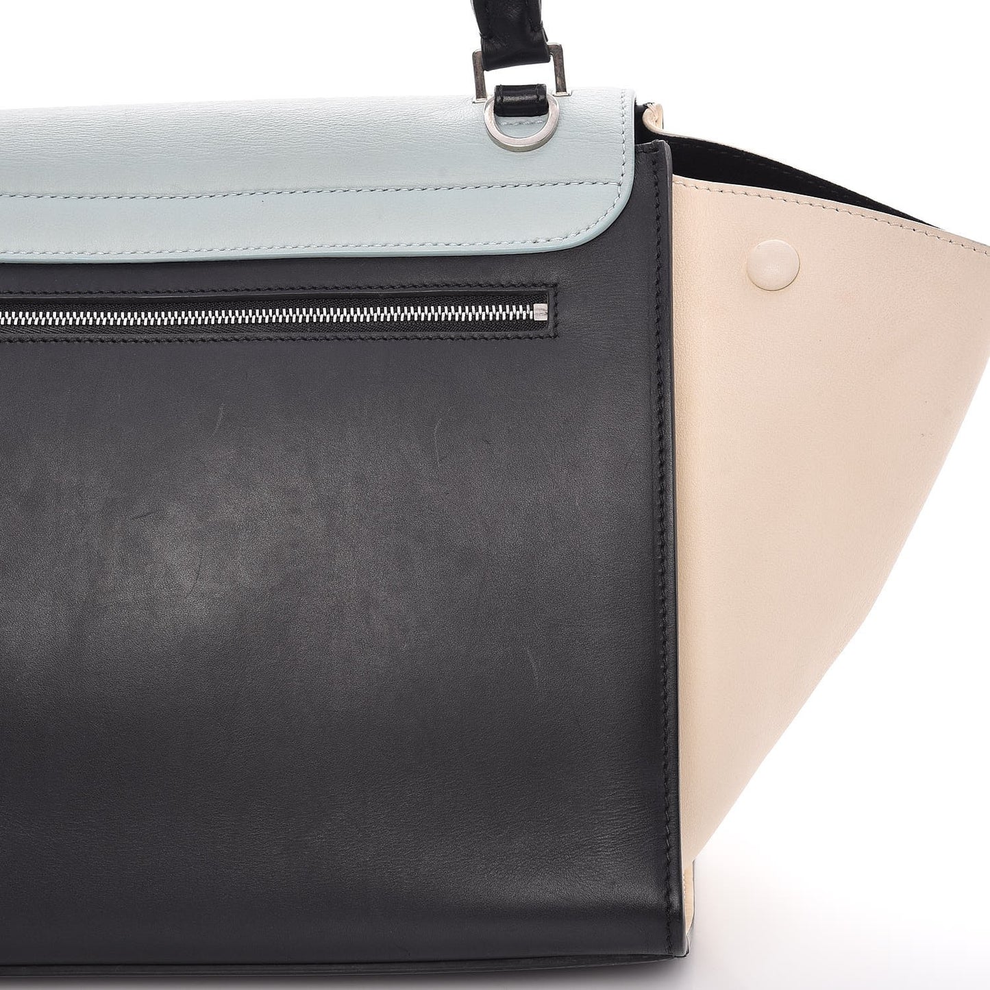 Calfskin Medium Tri-color Trapeze