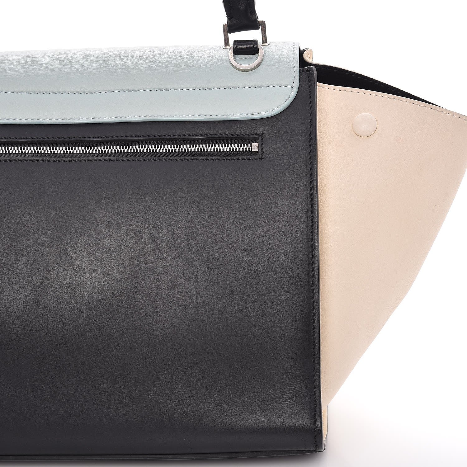Celine Calfskin Medium Tri-color Trapeze 12 of 15