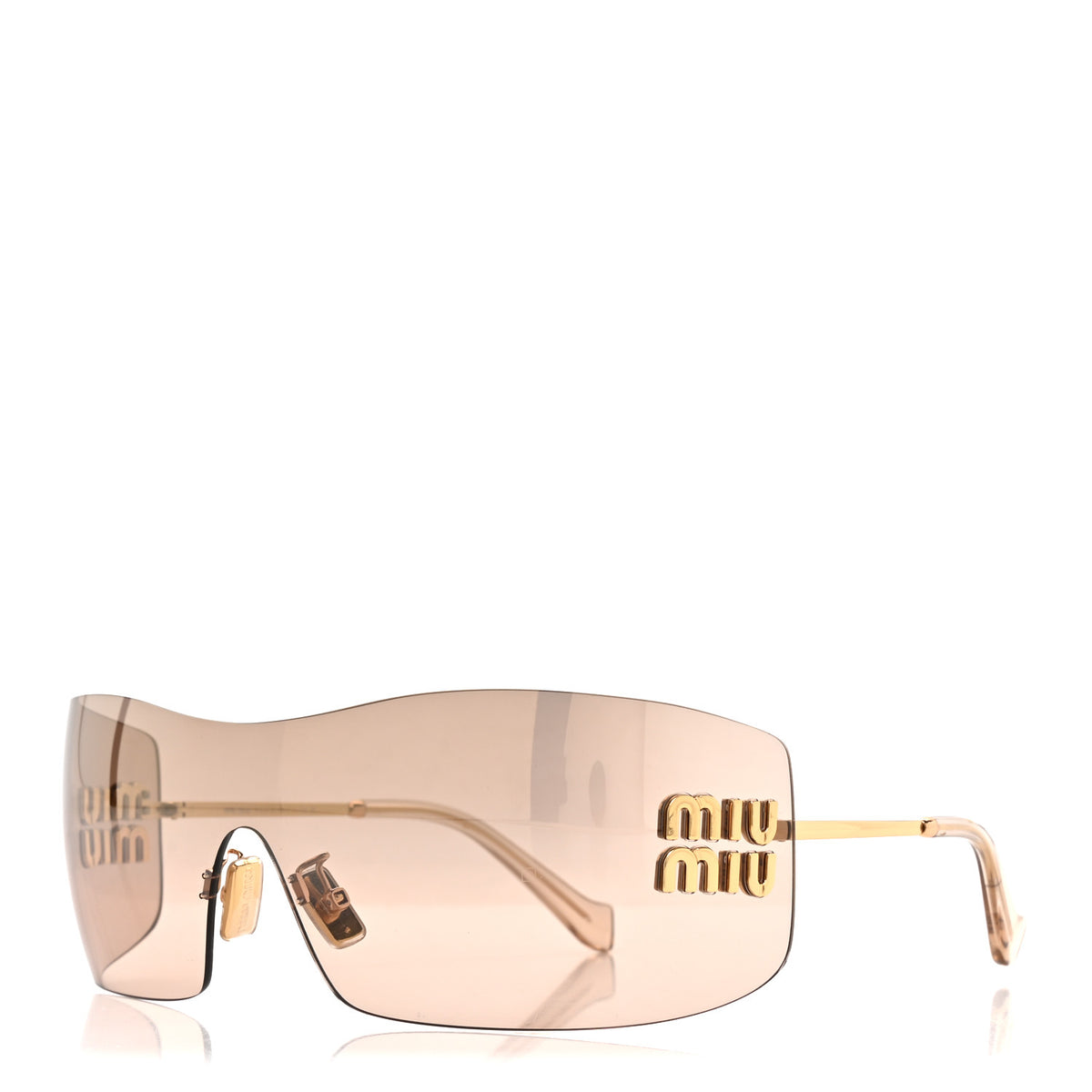 Metal Aube Sunglasses SMUB53 Gold Bronze