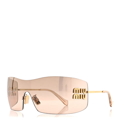 Miu Miu Metal Aube Sunglasses SMUB53 Gold Bronze 1 of 8