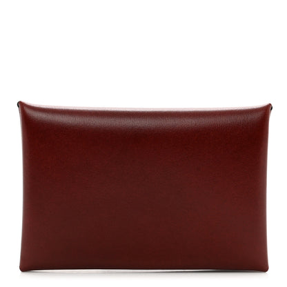 Hermes Box Calvi Card Case Rouge H 1 of 7