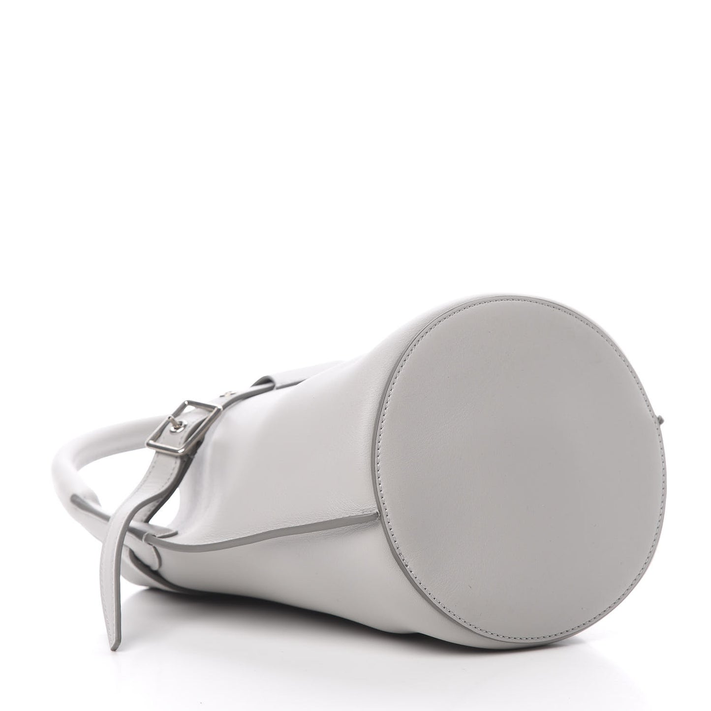 Smooth Calfskin Nano Big Bag Bucket Light Grey