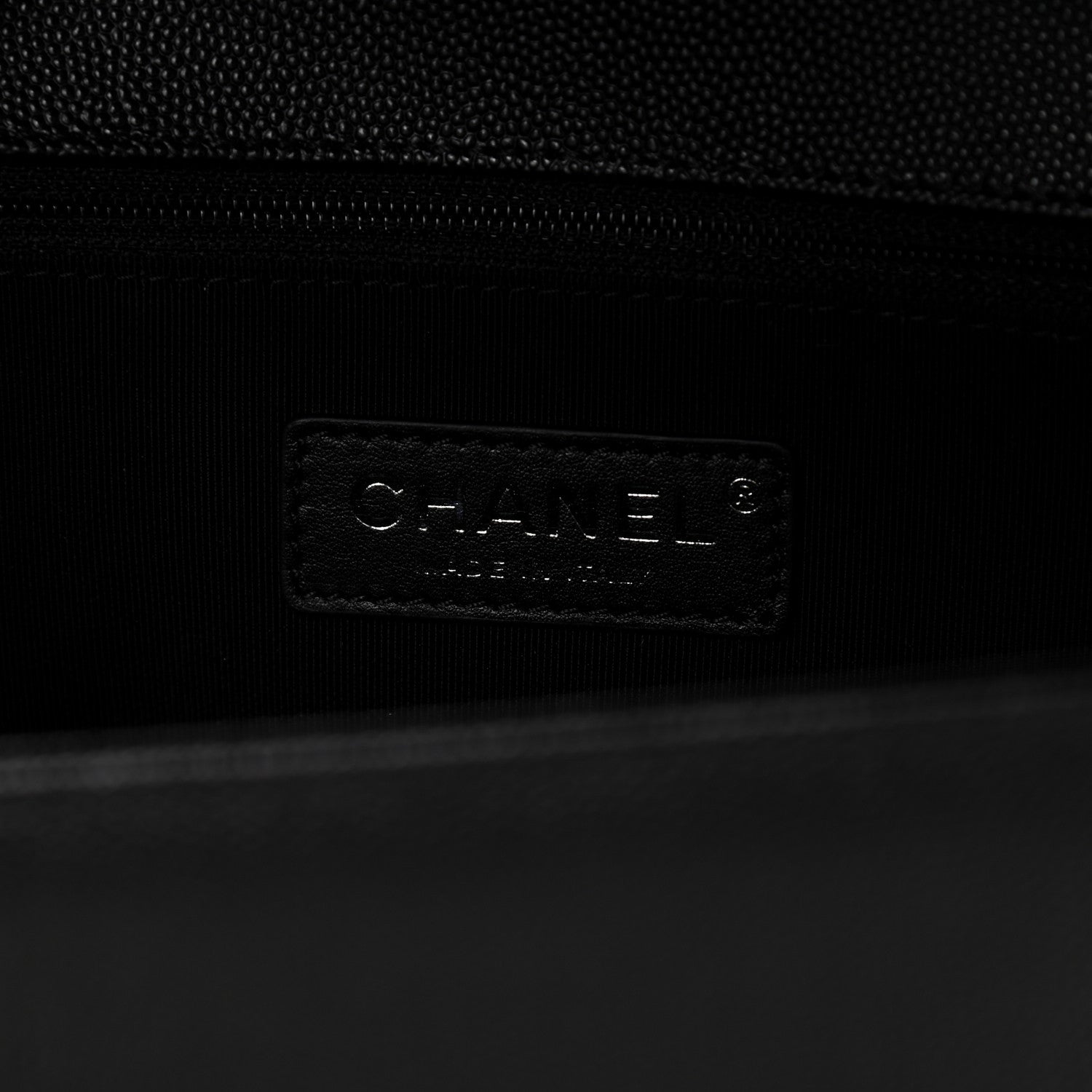 Chanel Caviar Quilted Large Boy Flap Black 8 of 9