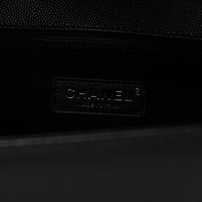 Chanel Caviar Quilted Large Boy Flap Black 8 of 9