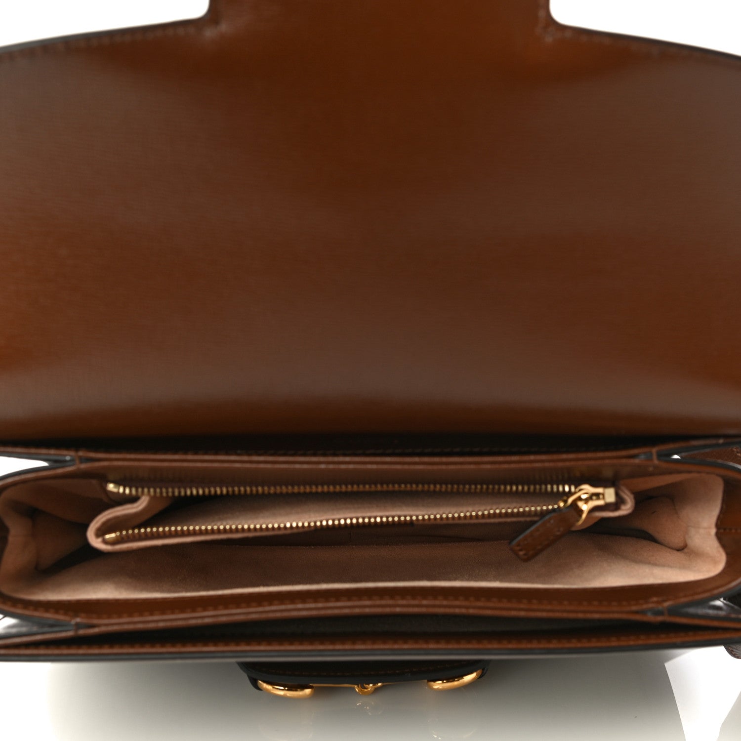 Gucci GG Supreme Monogram Horsebit 1955 Shoulder Bag Beige Brown Sugar 5 of 11