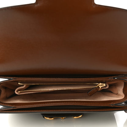 Gucci GG Supreme Monogram Horsebit 1955 Shoulder Bag Beige Brown Sugar 5 of 11