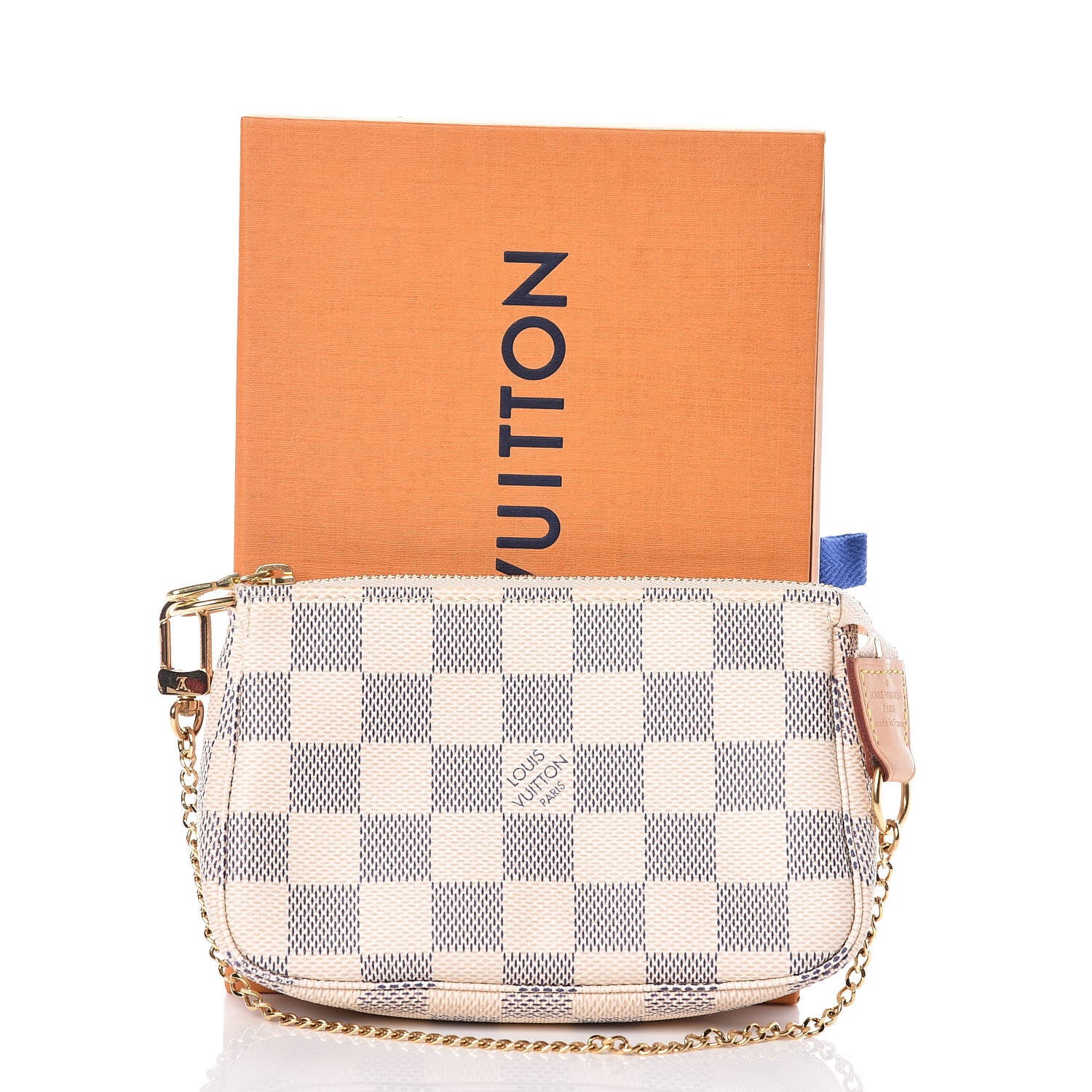 Louis Vuitton Damier Azur Mini Pochette Accessories 10 of 10