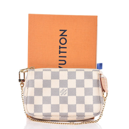Louis Vuitton Damier Azur Mini Pochette Accessories 10 of 10