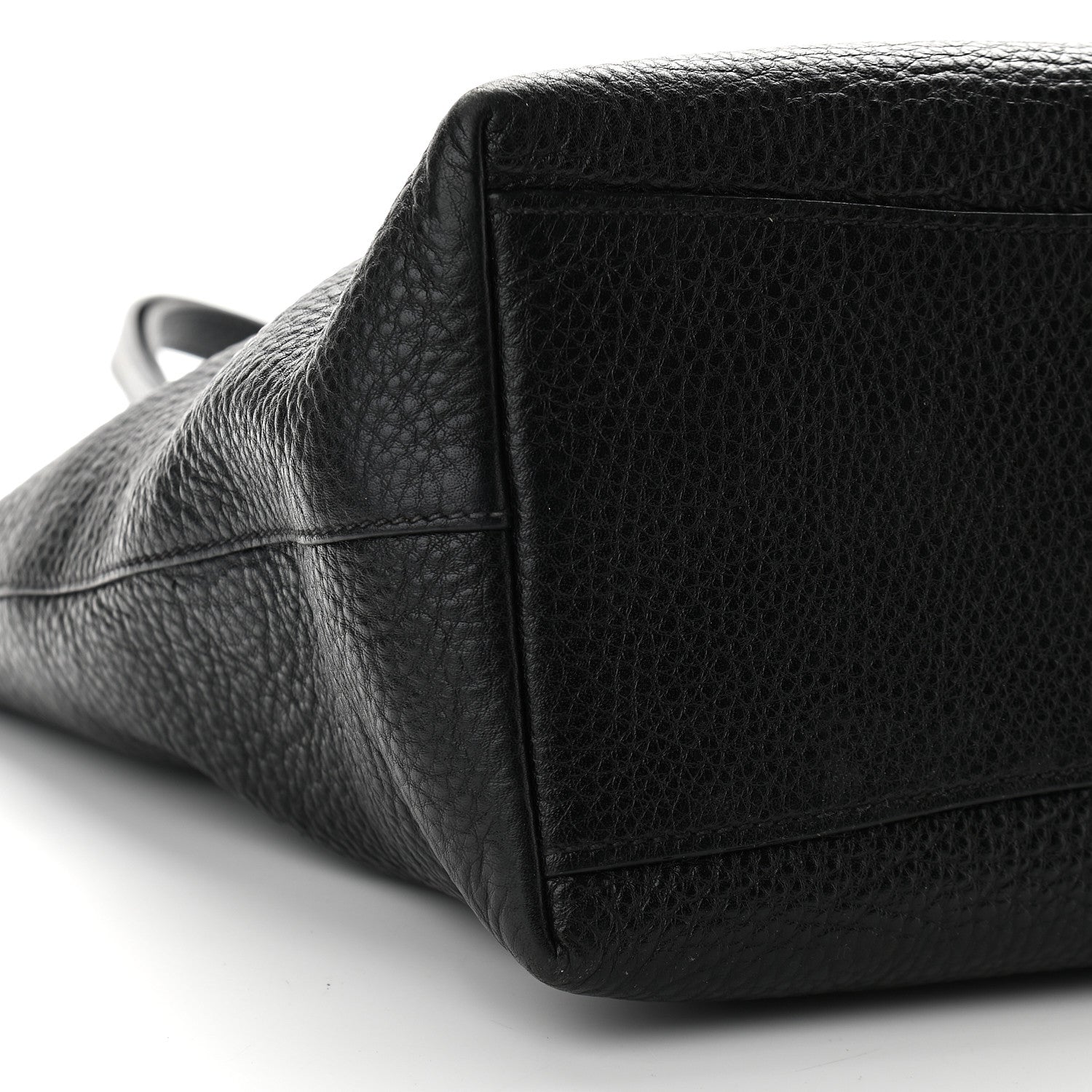 Prada Vitello Phenix Embossed Logo Tote Black 8 of 9