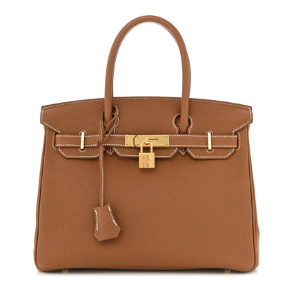 Hermes Togo Birkin 30 Gold 1 of 14