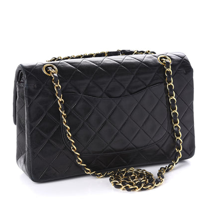 Chanel Lambskin Quilted Medium Double Flap Black 3 of 11