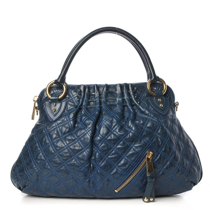 Marc Jacobs Lambskin Quilted Small Cecilia Saphhire 1 of 8