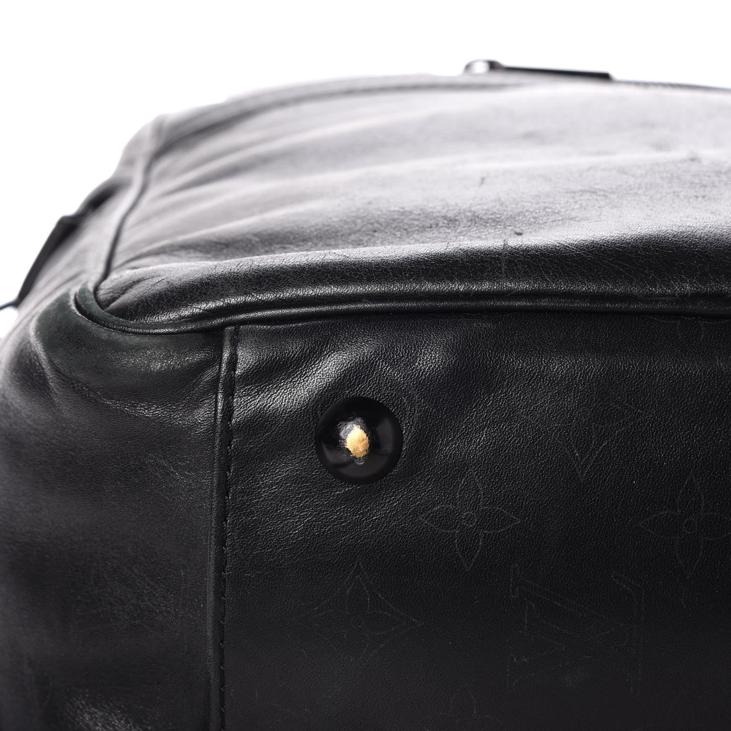 Louis Vuitton Calfskin Monogram Messenger Black 10 of 14