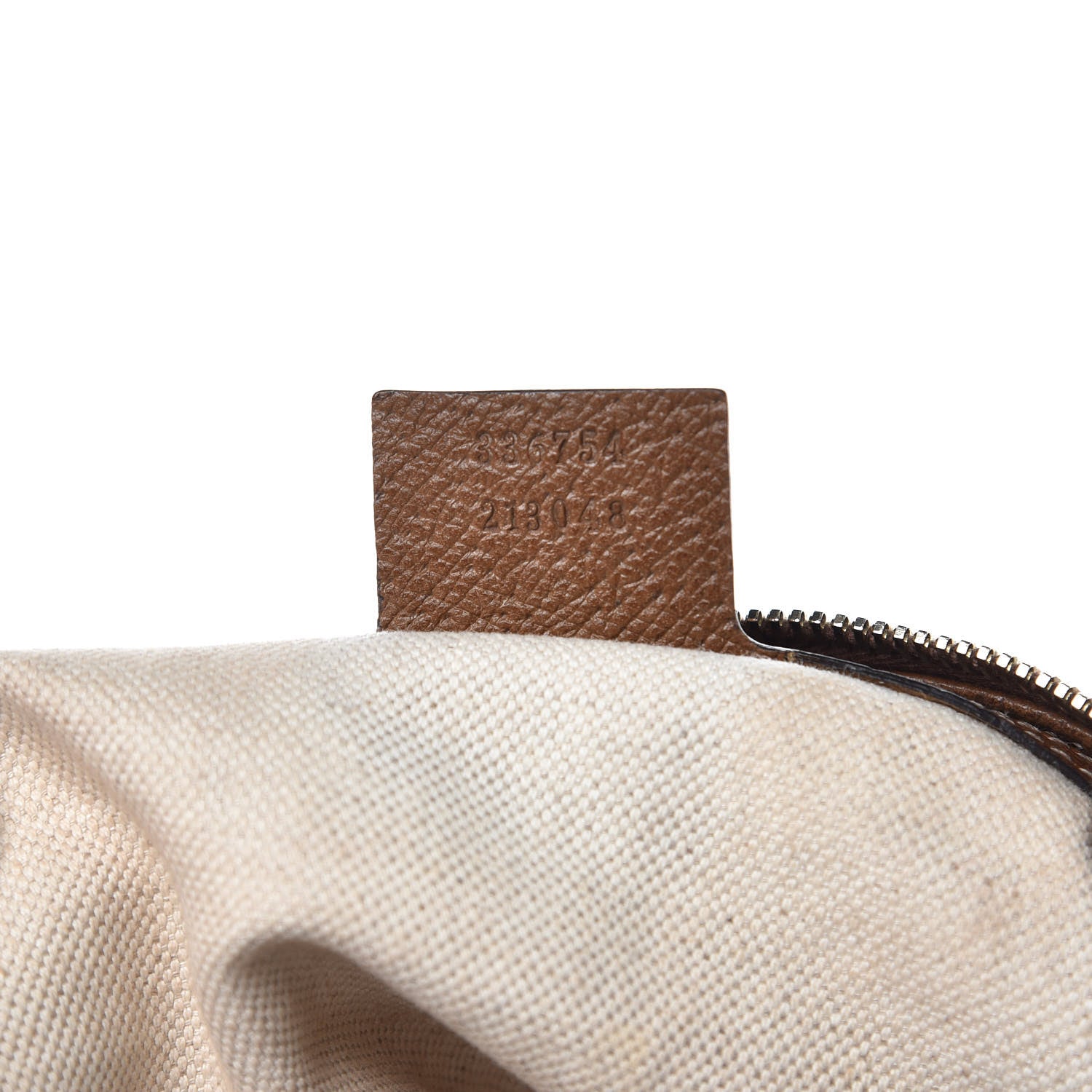 Gucci Monogram Textured Calfskin Large Bree Hobo Beige Ebony Nocciola 7 of 18