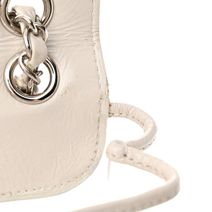 Chanel Crumpled Calfskin PVC Quilted Backpack White 16 of 21