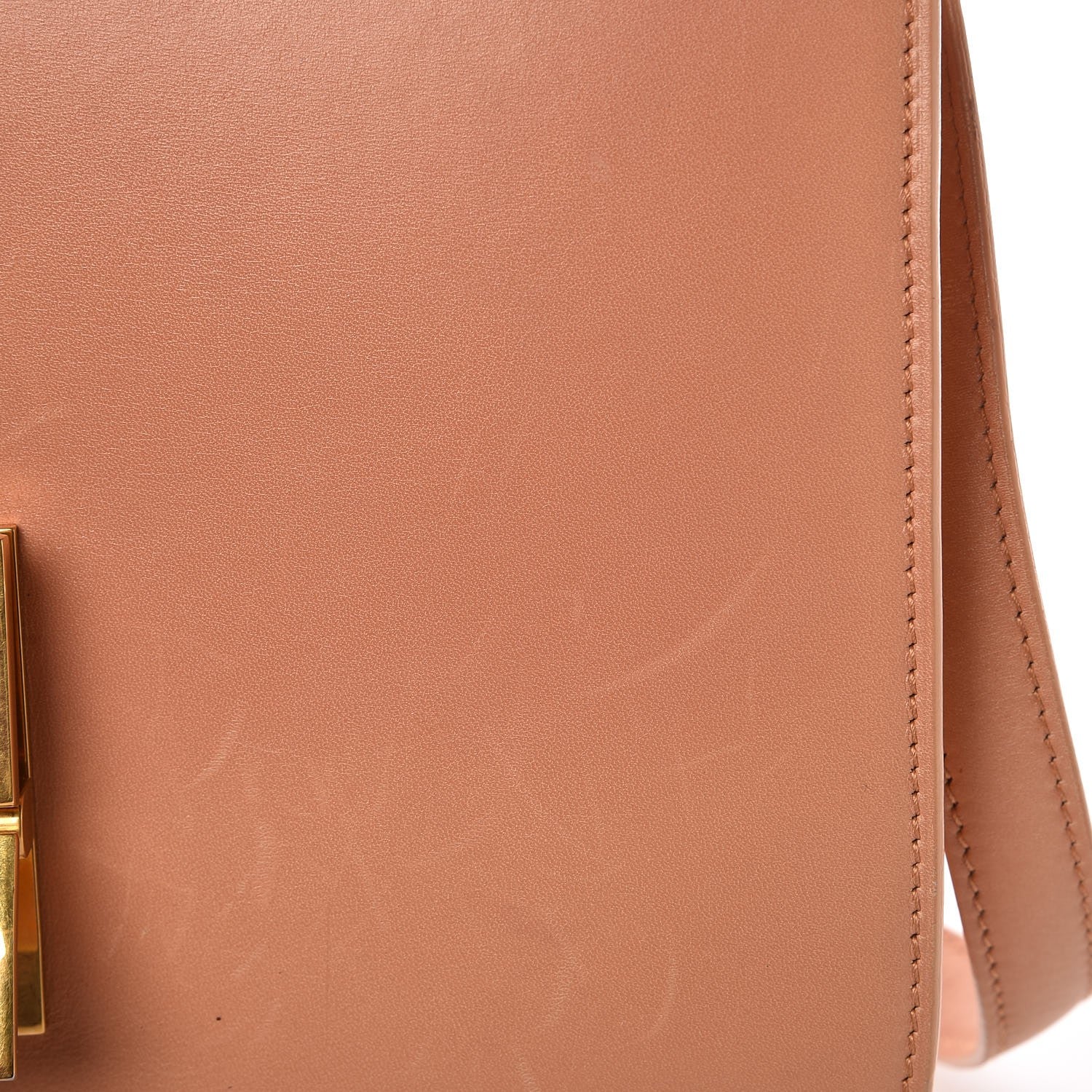 Celine Box Calfskin Medium Classic Box Flap Bag Nude 12 of 13