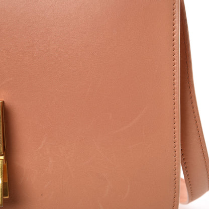 Celine Box Calfskin Medium Classic Box Flap Bag Nude 12 of 13