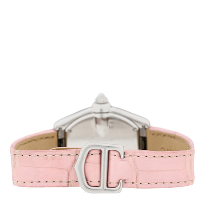 Cartier Stainless Steel Alligator 31mm Roadster Quartz Watch Pink 3 of 7