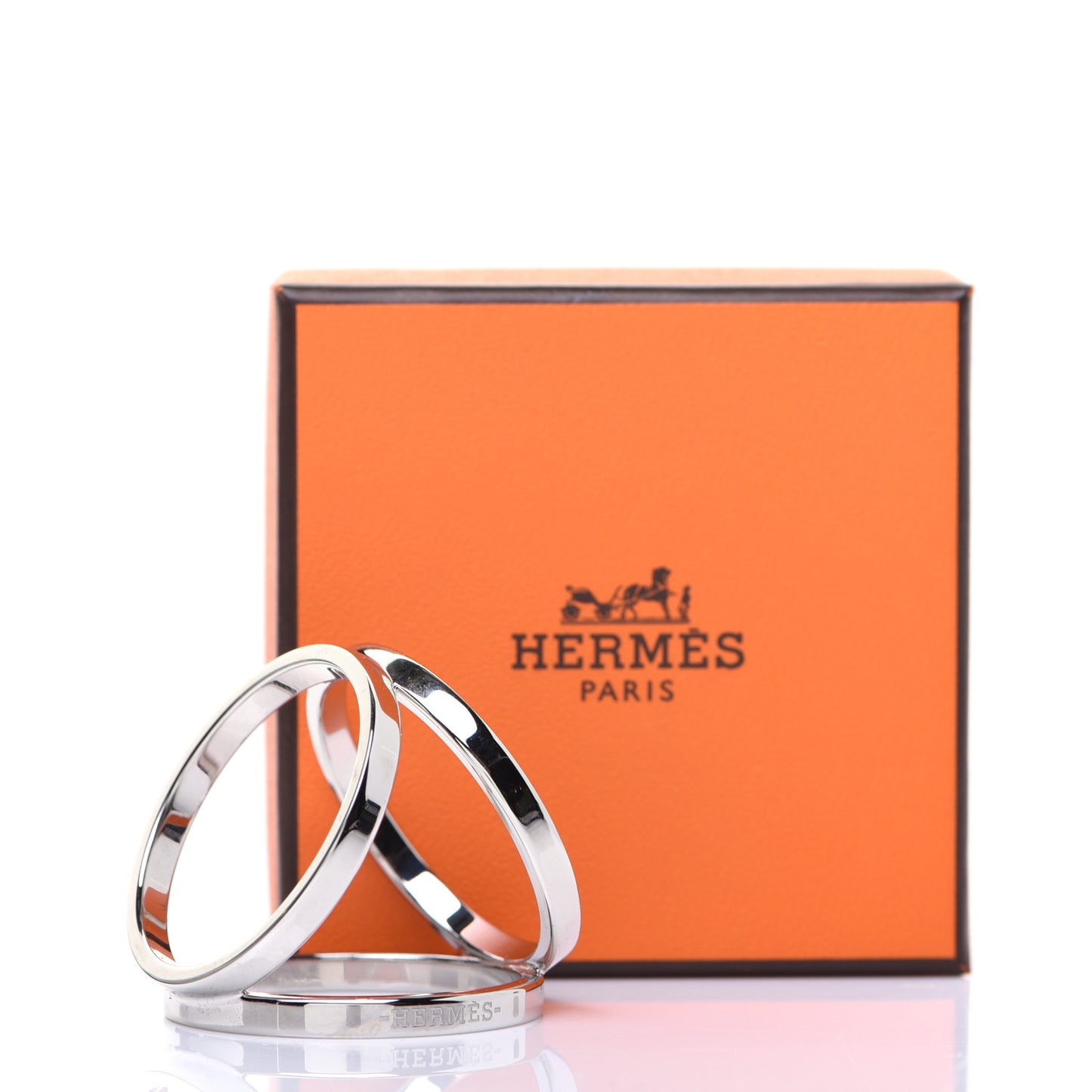 Palladium Trio Scarf Ring