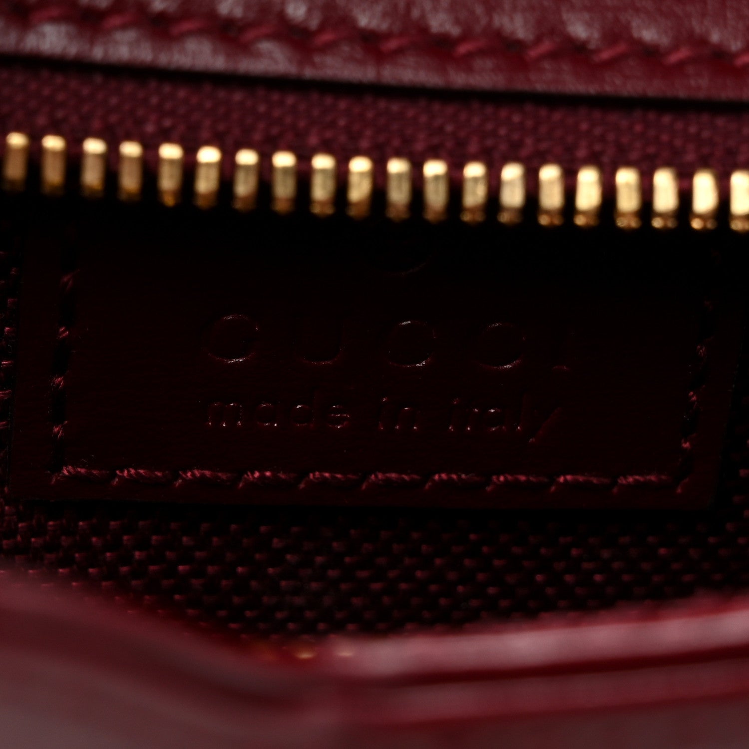 Gucci Boarded Dyana Lux Mini Moon Side Shoulder Bag Rosso Ancora 5 of 8